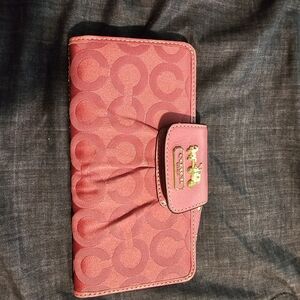 Coach Pink Wallet